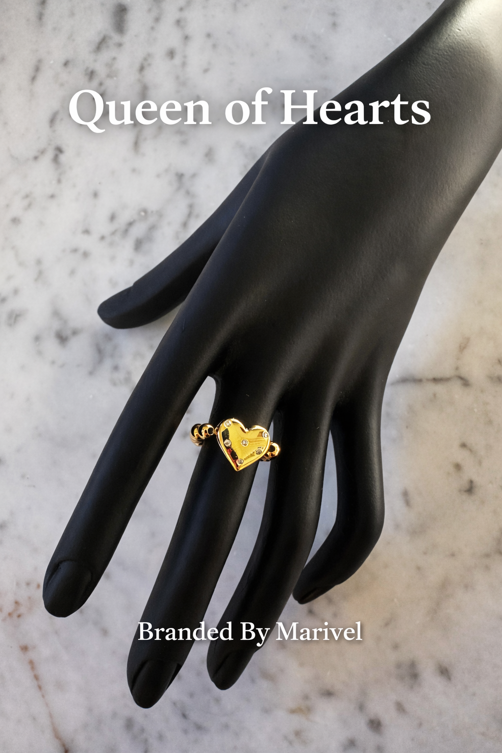 Queen of Hearts ring collection